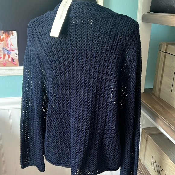 Beautiful summer sweater Jones of NY size L navy - Picture 3 of 5